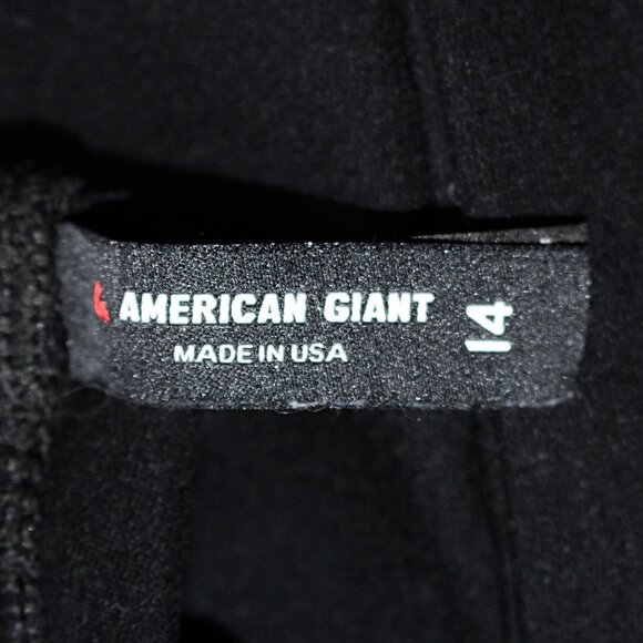 American Giant - Women's Ponte Kick Flare Pants in Black, size 14. - Picture 3 of 9